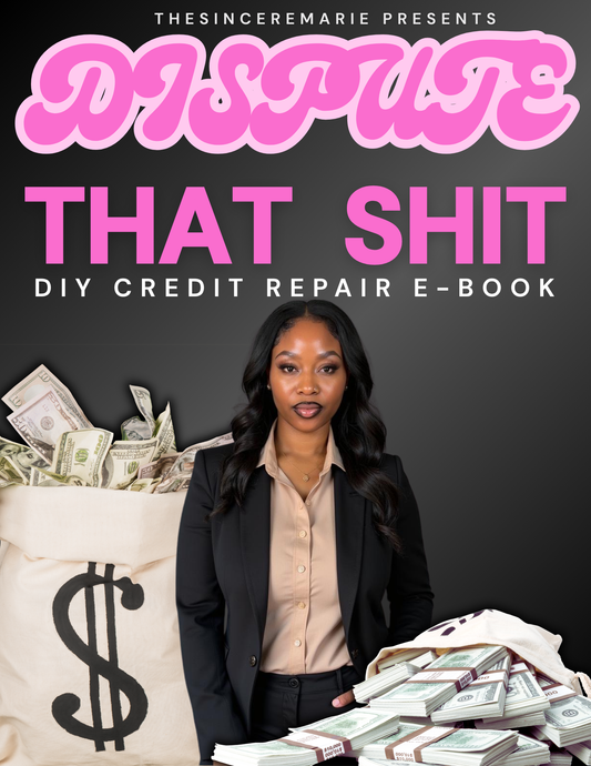 DIY CREDIT REPAIR E-BOOK